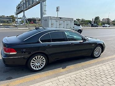 bmw 525i: BMW 7 Series (E65) sedan – qara rəng, Azərbaycan nömrə nişanı — 5
