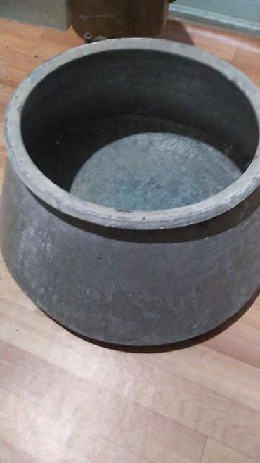 sud qazanı: Böyük həcmli mis/tunc qazan – qapaqlı 40 lt tutumu olan çəkisi 18 kq — 1