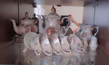 Çay dəstləri və servizlər: Çay dəsti, Farfor, 6 nəfərlik — 11