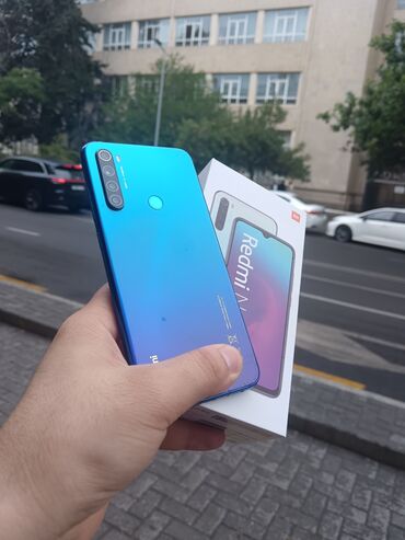 Xiaomi: Xiaomi Redmi Note 8, 64 GB, rəng - Göy, 
 Zəmanət, Barmaq izi, İki sim kartlı