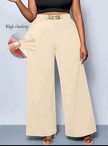 velicine pantalona za zene: ✨ PANTALONE ZA PUNIJE DAME ✨ Moderan široki kroj, visok struk i — 5