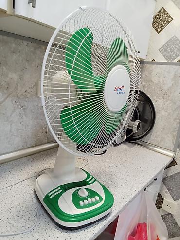 ventilator: Stolüstü ventilyator – Shape Crown - Rəng: yaşıl-ağ - Tip: elektrikli — 5