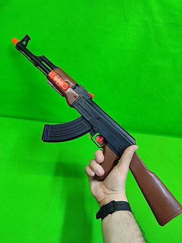 нерфы: АК-47 игрушка детская автомат обрбибол и нерф🔥 Комплектация товара — 3