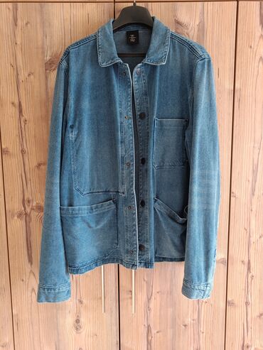 hm jakne: Transitional jacket, Jeans, XL (EU 54)