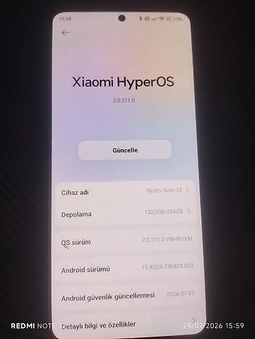 nar nomreler kataloqu: Redmi Note 13, 256 GB, rəng - Qara, İki sim kartlı — 5