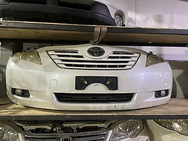 морда: Бампер Toyota, Б/у, Оригинал — 6