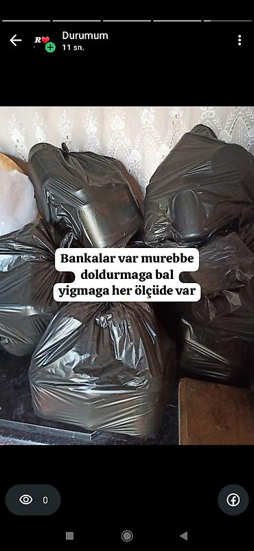 bankalar: Müxtəlif ölçülərdə şüşə bankalar və qapaqlar satışda. Murebbə — 1