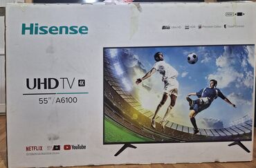 hisense 12: Yeni Televizor Hisense Led 55" FHD (1920x1080), Rayonlara çatdırılma, Ünvandan götürmə, Pulsuz çatdırılma