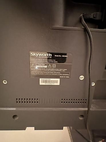 Televizorlar: İşlənmiş Televizor Skyworth LED ekran 40" HD (1366x768), Ünvandan götürmə, Ödənişli çatdırılma — 2