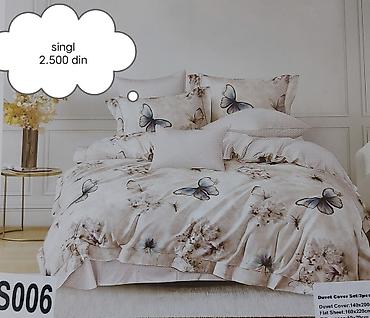 Posteljina: 🩷Singl posteljine🩷 🩵Čaršaf-160*220 🩷Jorganska navlaka-140*200 — 8