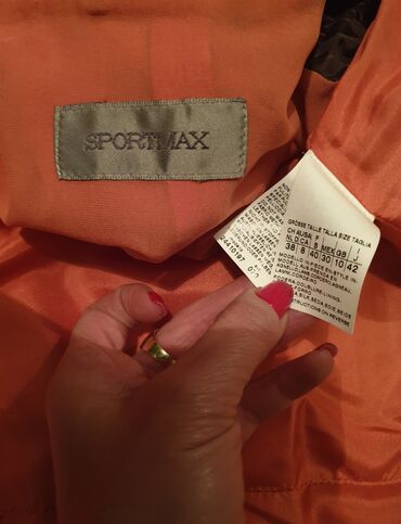 Ostale jakne, kaputi, prsluci: MAX MARA SPORTMAX original kožna jakna, model kao sako. Prelepa !! — 13
