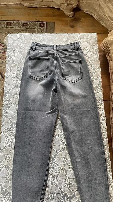 t shirt: Boz rəngli denim cins şalvar 26 razmer birdefe geyinilib - Stil — 2