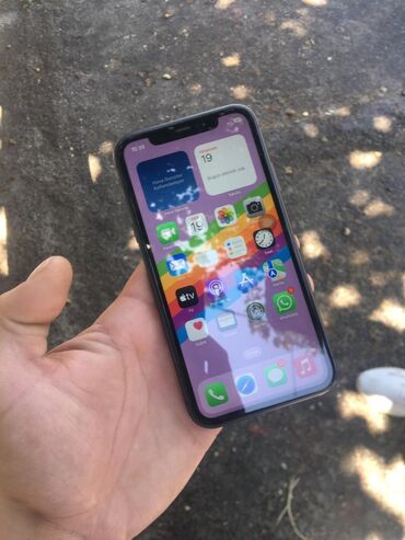 aplle 11: IPhone 11, 128 ГБ, Black Titanium, Беспроводная зарядка, Face ID