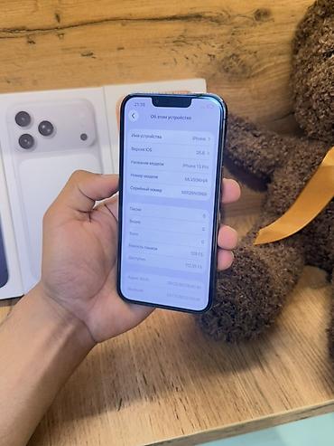 86: IPhone 13 Pro, 128 ГБ Ключевые особенности: - Тройная основная камера — 7