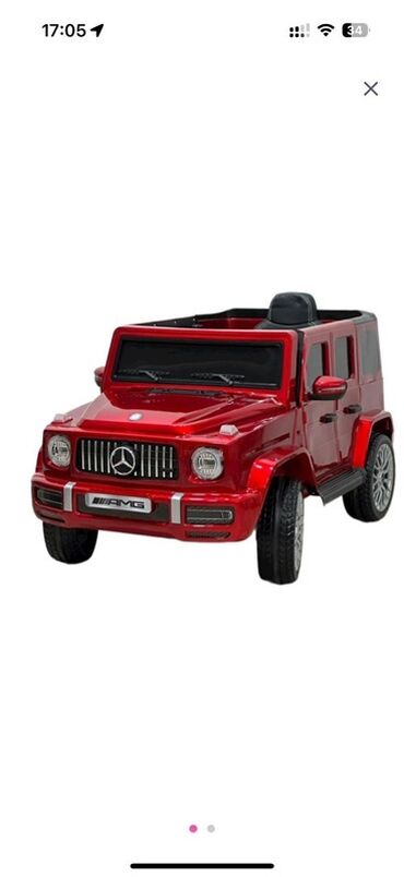 Çəngəllər: Uşaq üçün elektrikli miniatür avtomobil – Mercedes-Benz G-Class (AMG
