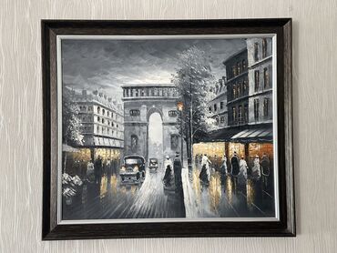 Картины и фотографии: Интерьерные картины виды Парижа холс, масло,с рамкой. Привезены из