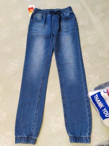 Джинсы и брюки: Джинсы и брюки, цвет - Синий, Новый — 2