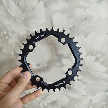 Велозапчасти: Velosiped ön ulduz dişlisi – 34T, BCD 104 mm Xüsusiyyətlər: - Diş — 1