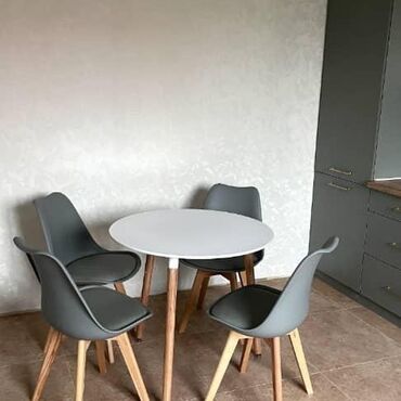 мебель мягкий: Стол, цвет - Белый, Новый