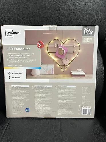 ormar za igracke: LED držač za fotografije LIVARNO home – zidna dekoracija sa toplim — 7