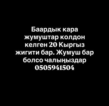 разнорабочий на стройку: Майда шашылыш иштер, Ар түрдүү жумуштарды жасаган жумушчу