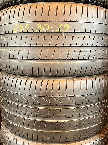 пороги на рекс: Шины 285 / 30 / R 19, Лето, Б/у, Комплект, Германия, Pirelli — 3