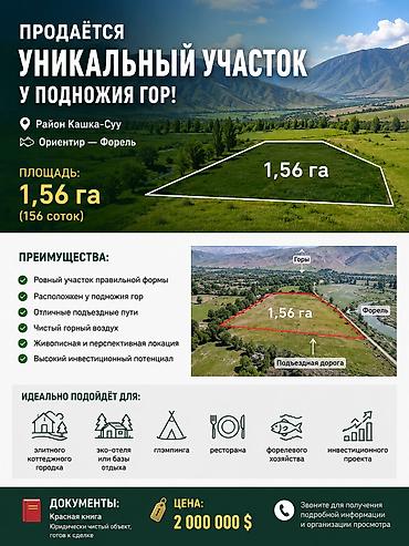 бишкее: 156 соток, Для строительства, Красная книга — 1