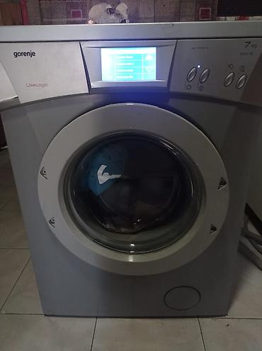 ağ ekran: Gorenje UseLogic paltaryuyan maşın - Ön yükləməli, rəqəmsal displeyli — 1