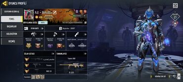 video reqstrator: Call of Duty: Mobile hesabı – yüksək səviyyəli profil və zəngin