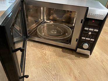 Mikrodalğalı sobalar: Mikrodalğalı soba Kenwood, Ayrıca dayanan, Mikrodalğalar ilə, rəng - Gümüşü, İşlənmiş — 1