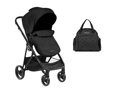 tech komplet: Kikka Boo Gianni kolica – black, SKU: KKB1 - Kolica sa reverzibilnim — 1