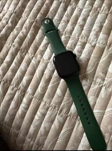 apple watch 7 китайская версия: Прдаю Apple watch 7 series 97%Акб Память:32гб Цвет:green 45mm