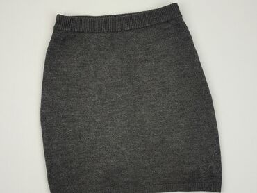 plisowane spódnice szara: Spódnica, M, stan - Dobry