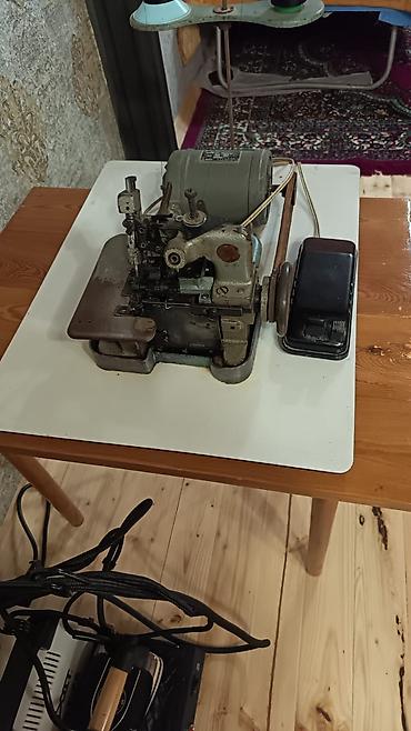ev telfonlari: XIRDALAN SEHERI Tam islekdi Sənaye tipli overlok tikiş maşını - Güclü — 1