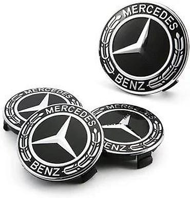 mops nis: Cepovi za felne Mercedes 75mm - crni. Cepovi za felne Mercedes - vise — 6