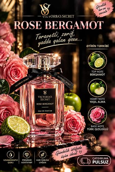 Victorra’s Secret – Rose Bergamot Eau de Parfum Təzə, zərif və yadda lalafo.az -da Victorra’s Secret – Rose Bergamot Eau de Parfum Təzə, zərif və yadda