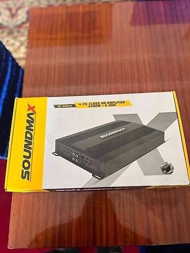 radiator temiri: Soundmax SX-3200.4 – 4 kanallı avtomobil gücləndiricisi — 2