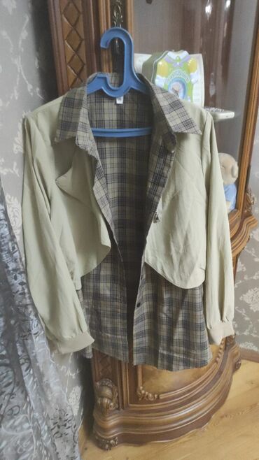 Dəstlər, kostyumlar: Qadın geyim dəsti – 4 məhsul 1) Cins ətək - Tünd mavi denim - Ön — 8