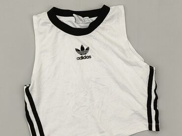 biała plisowane spódnice: Top Adidas, S (EU 36), condition - Very good