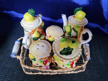 Ostalo posuđe: Komplet vintaz za zacine,petodelni. Kompleti za na sto,kupovani i — 4