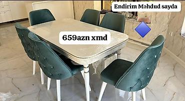 balaca stol: Qonaq otağı üçün, Yeni, 6 stul — 1