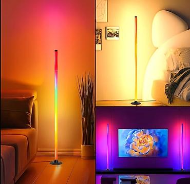 ambiyans: RGB LED künc döşəmə lampası – aplikasiyadan idarə olunan ambiyans — 4