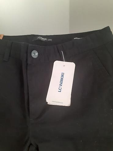 koton jakne muske: LC Waikiki muške pantalone – Basic Line - Boja: crna (BLACK) - Kroj — 2