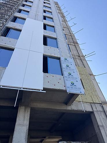 Алюминиевые композитные панели (Алюкобонд): Синий, Дерево, Установка, Гарантия, Бесплатный выезд — 7