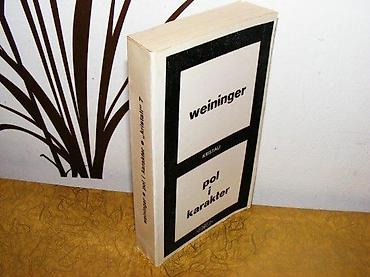 eldo design: Otto WeiningerPol i karakter / načelno istraživanjeKnjiževne novine — 1