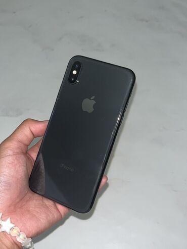 iphone x цена ош: IPhone X, Б/у, 64 ГБ, Space Gray, Зарядное устройство, Защитное стекло, Чехол, 100 %