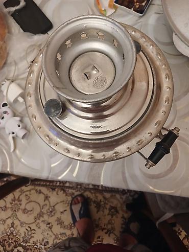 sam: Samovar – klassik metal gövdəli, elektrik qızdırıcısı ilə işlənmiş - — 4