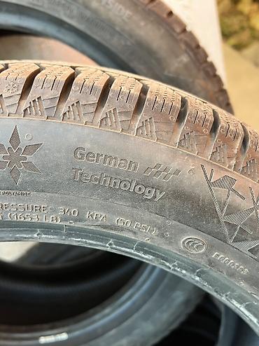 тайрот бу: Шины 225 / 50 / R 17, Зима, Б/у, Пара, Continental — 8