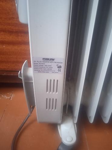 Nikai yağla doldurulan radiator + ventilyatorlu istilik cihazı Model