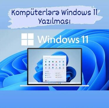 ✨PC və noutbuklara Windows əməliyyat sistemleri yazılır, yəni format